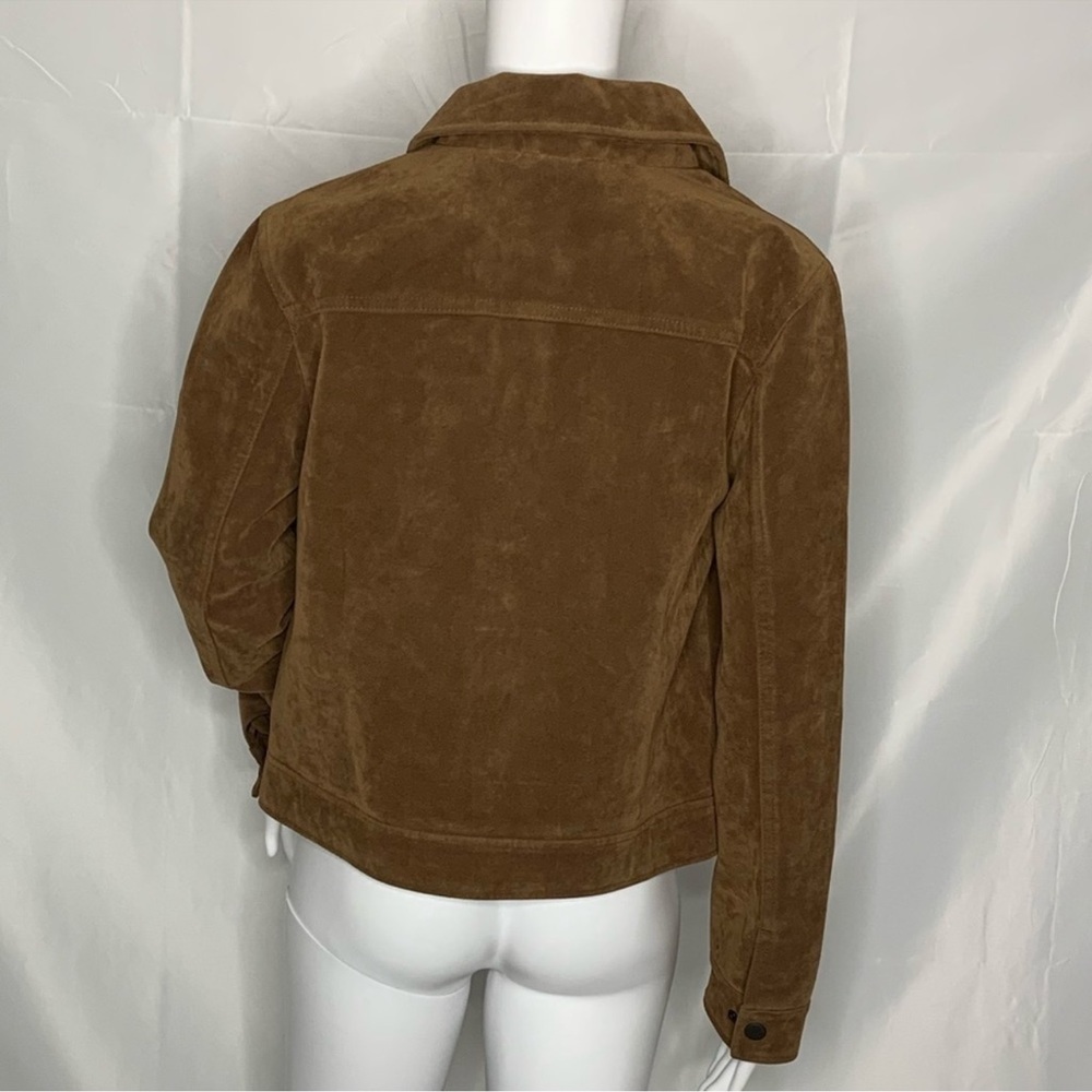 Levis Women's Faux Suede Modern Trucker Jacket - Picture 10 of 12